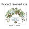 (Nikita) Christmas Wall Clings Christmas Party Window Wall Decals Merry Christmas Branches Stickers For Xmas Party Decor