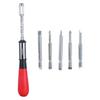 Press Type Semi Automatic Spirals Screw Driver Hand Pressing Ratchet Screwdriver Tool Multi-bit Screwdriver Enduring