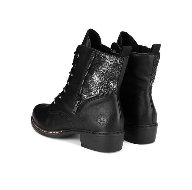 Rieker Y0800-00 Black Ankle Boots