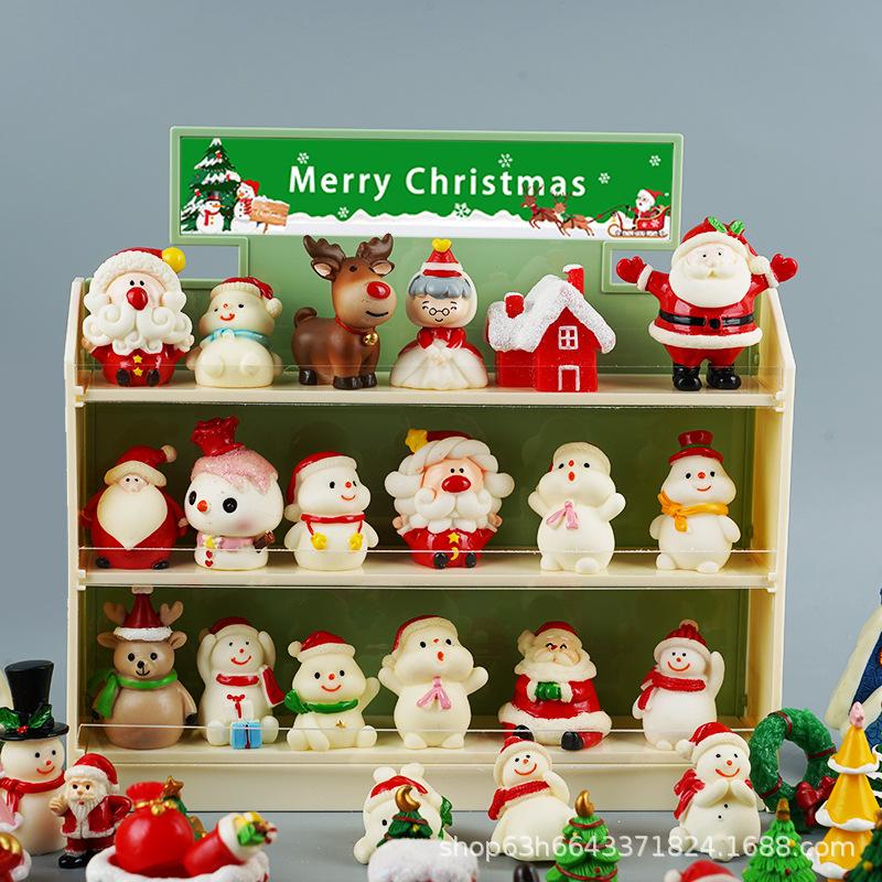 Creative Christmas Ornaments Christmas Decorations Accessories Ornaments Christmas Tree Old Man Children'S Toys Kindergarten Blind Bag