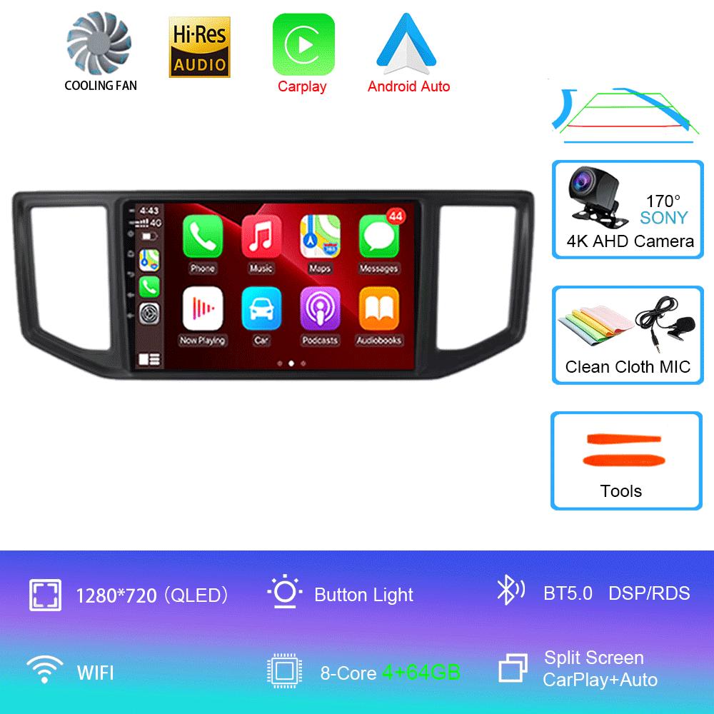 Android 14 Video Player For VW Crafter Man Tge 2017 2018 2019 2020 Car Radio Multimedia Navigation Wireless Carplay QLED Screen