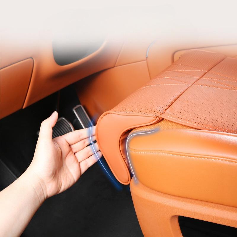 Autositz Beinstütze Verlängerung Wildleder Für Fahrer Memory-Schaum Sitzpolsterung Matte Bezug Universal Autositzverlängerer Beinkissen