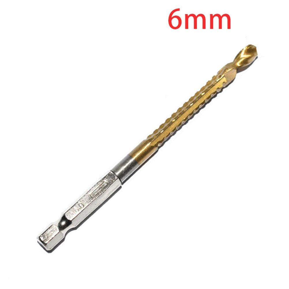 Drill Bit Multifunction Punch Tools Titanium Plating 1pc