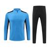 Stand Collar Half Zip Sweatsuit Set Men's Basketball Training Camp Tracksuit Custom Logo Print Sports Jacket