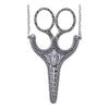 Sewing Scissors Old Fashioned Embroidery Scissors, Stainless Steel Sharp Pointed Sewing Scissors Safety Scissors with Sheath Chain Embroidery Scissors