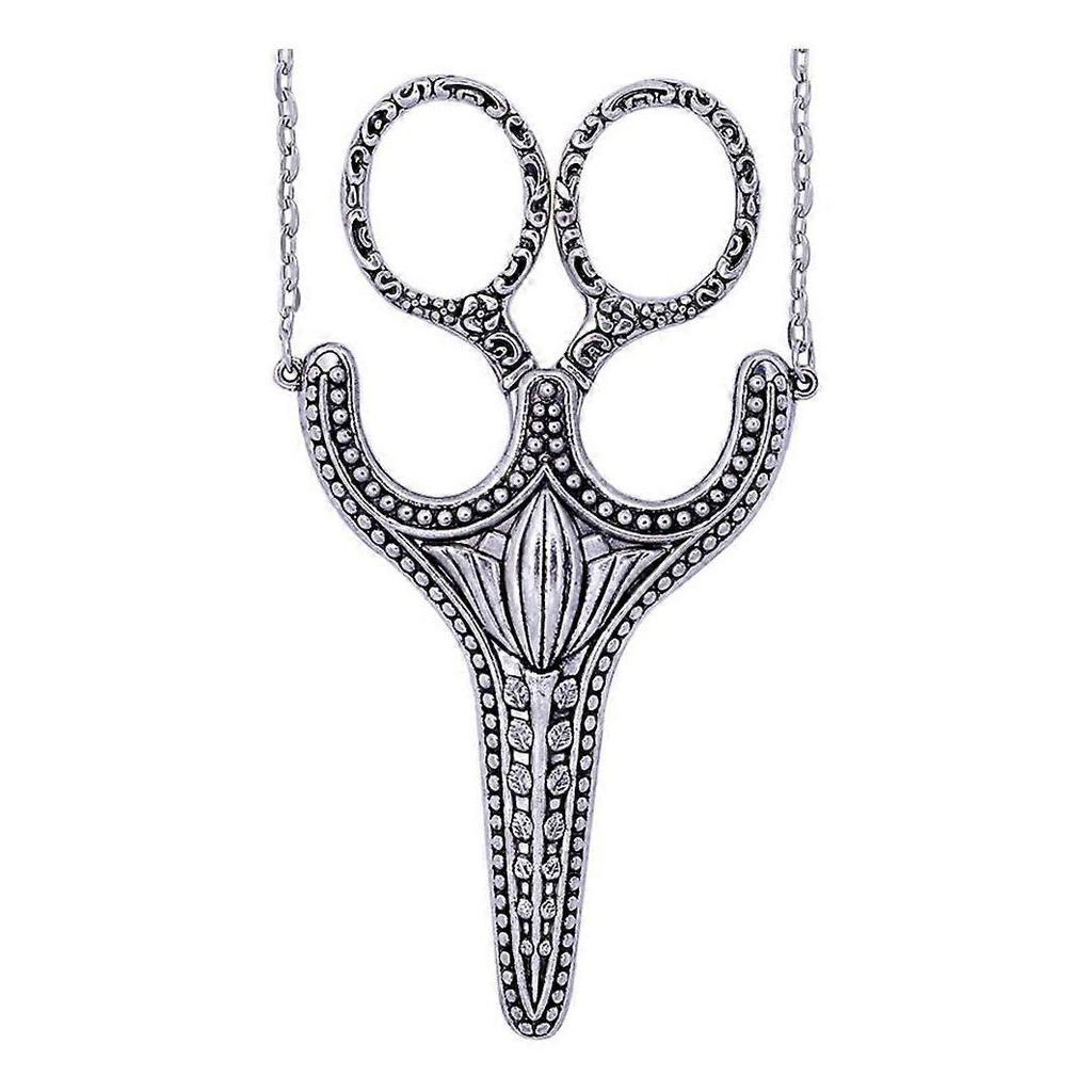 Sewing Scissors Old Fashioned Embroidery Scissors, Stainless Steel Sharp Pointed Sewing Scissors Safety Scissors with Sheath Chain Embroidery Scissors