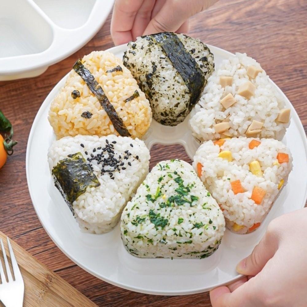 Japanese Style Triangle Sushi Mold Homemade Rice Balls Mold Onigiri Mold  DIY Sushi Making