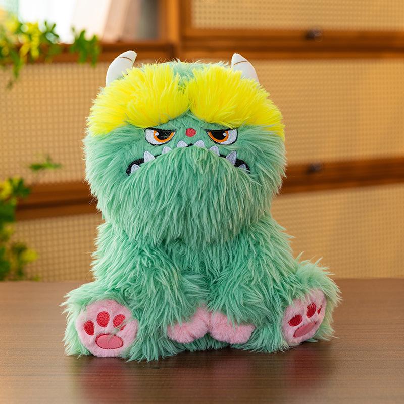 Creative Long-Haired Monster Plush Doll - Cute Stuffed Toy & Sleeping Pillow Gift for Girls