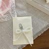 Bowknot Shaped Keychain Pendant Pearls Beaded Butterfly Knots Key Chain Fashionable Bows Ornament for Phones Bag Car Key