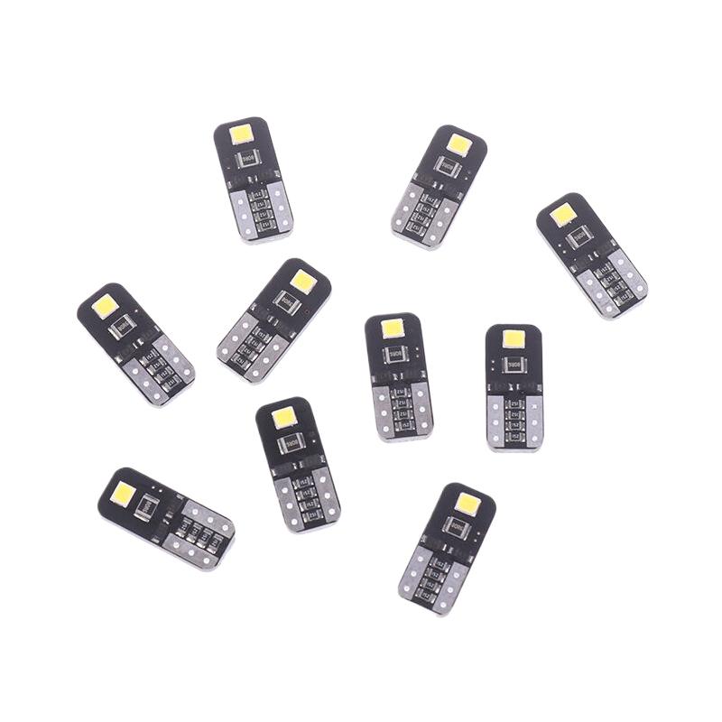 10 шт. W5W T10 светодиодная лампа Canbus без ошибок для салона автомобиля 194 светодиодная сигнальная лампа для автомобильного света, сигнальная лампа для чтения