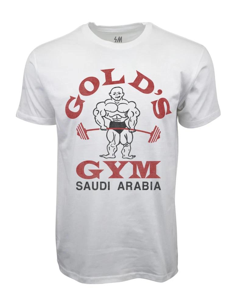 90s Gym Saudi Arabia Graphic White Tshirt S