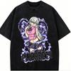 Seven Deadly Sins Merch Anime Lover Washed T-shirt Year Round Clothing High Quality Personality Clothes Plus Size Unisex New Model Couples Tee