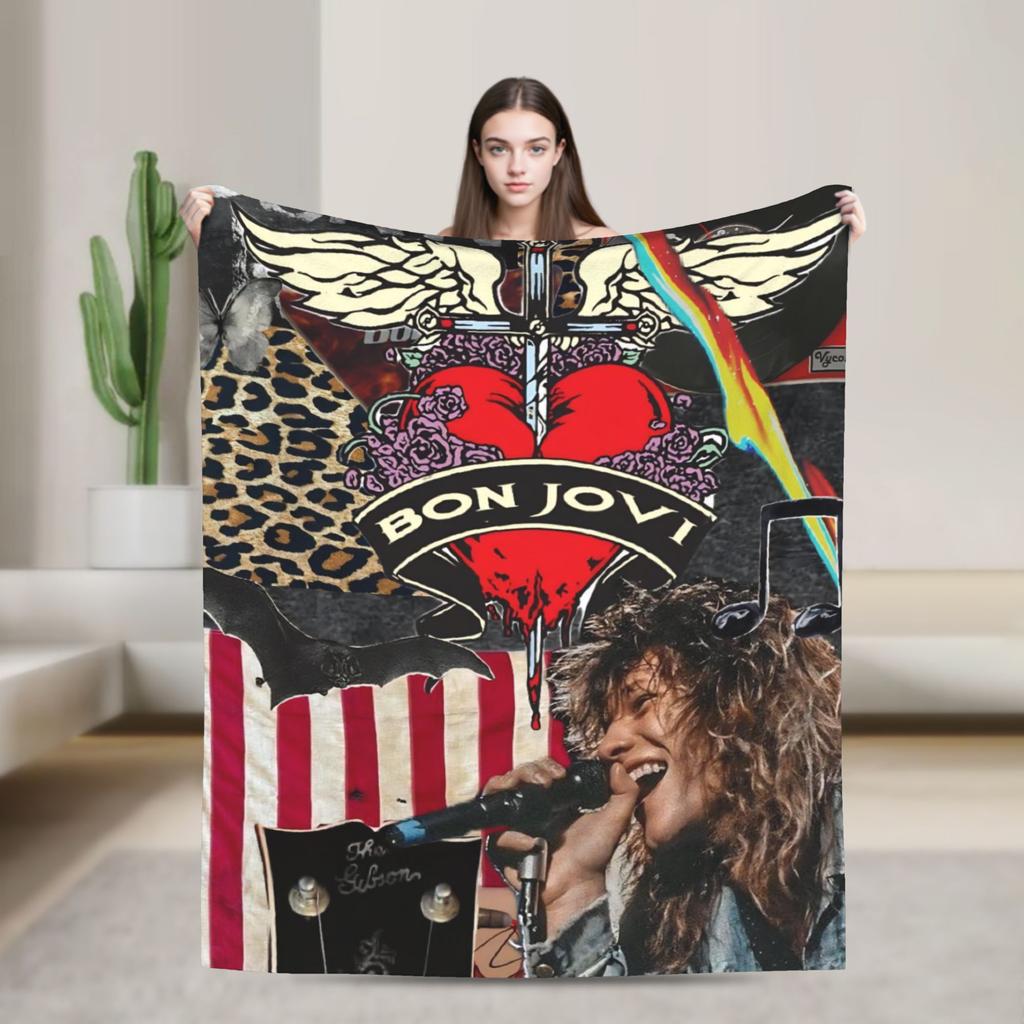 Bons Jovis s Rock Wool Blanket Fashion Throw Blanket for Home xcm Quilt