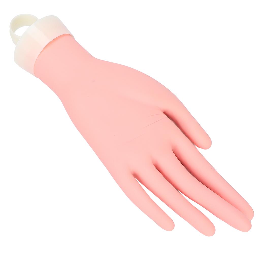 Realistic Nail Art Training Hand Bendable Mannequin Hand Flexible Fake Nail Practice Hand