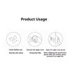 1Pair Silicone Nipple Covers Seamless Reusable Skin-Friendly Liners Adhesive Breast Boob Tape Invisible Chest Stickers