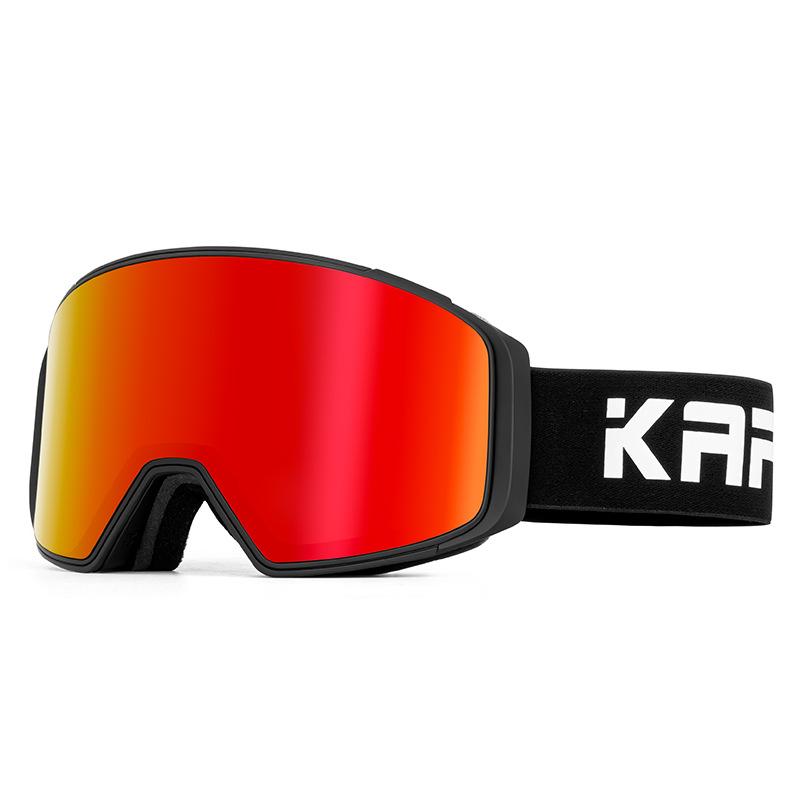 

KAPVOE New ski goggles with UV protection, magnetic anti-fog, high-definition, wide-view outdoor snow goggles for men and women TK0716-Q-1L-01