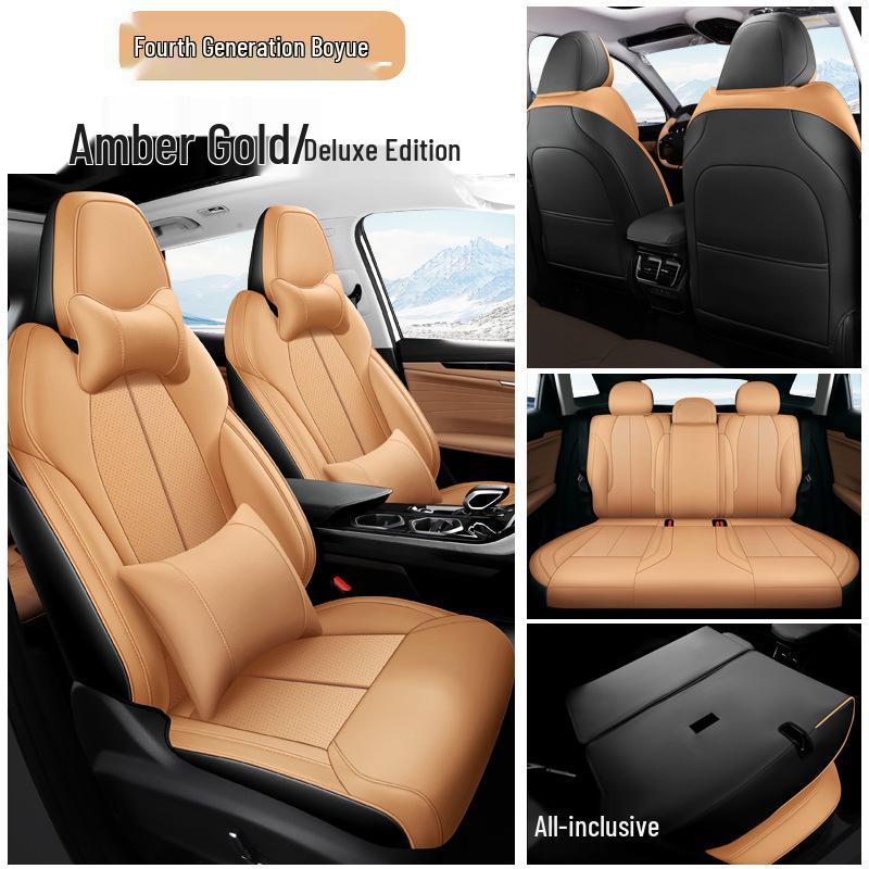 Compatible Seat Covers for 25 Geely Boyue L Models - Full Coverage, All-Season Cushions for 24 Models