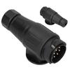 12V 13Pin Trailer Plug Adapter Wiring Connector Accessory for European Standard Car RVs Caravans