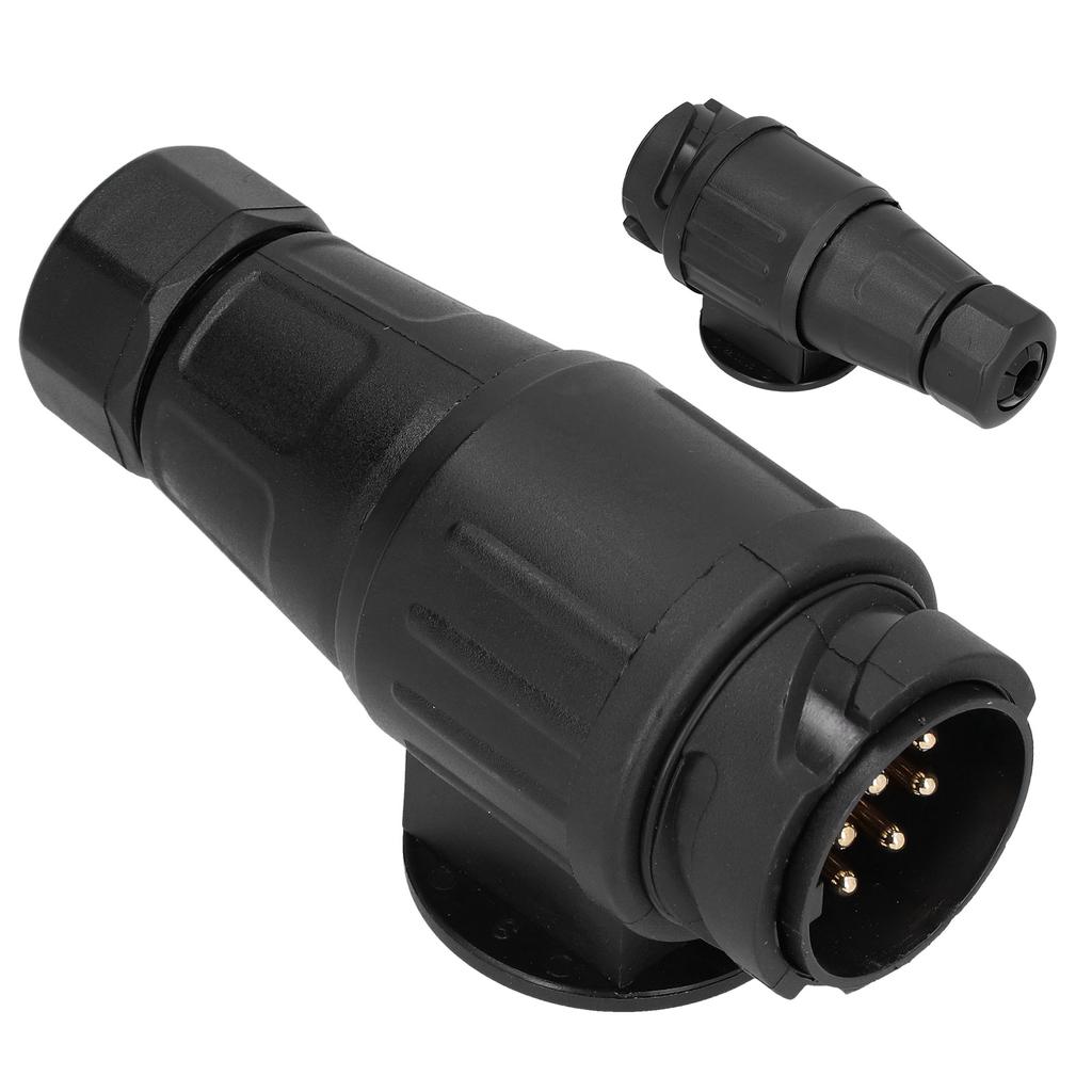 12V 13Pin Trailer Plug Adapter Wiring Connector Accessory for European Standard Car RVs Caravans