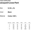 Thisisneverthat Jacquard Loose Pant Black