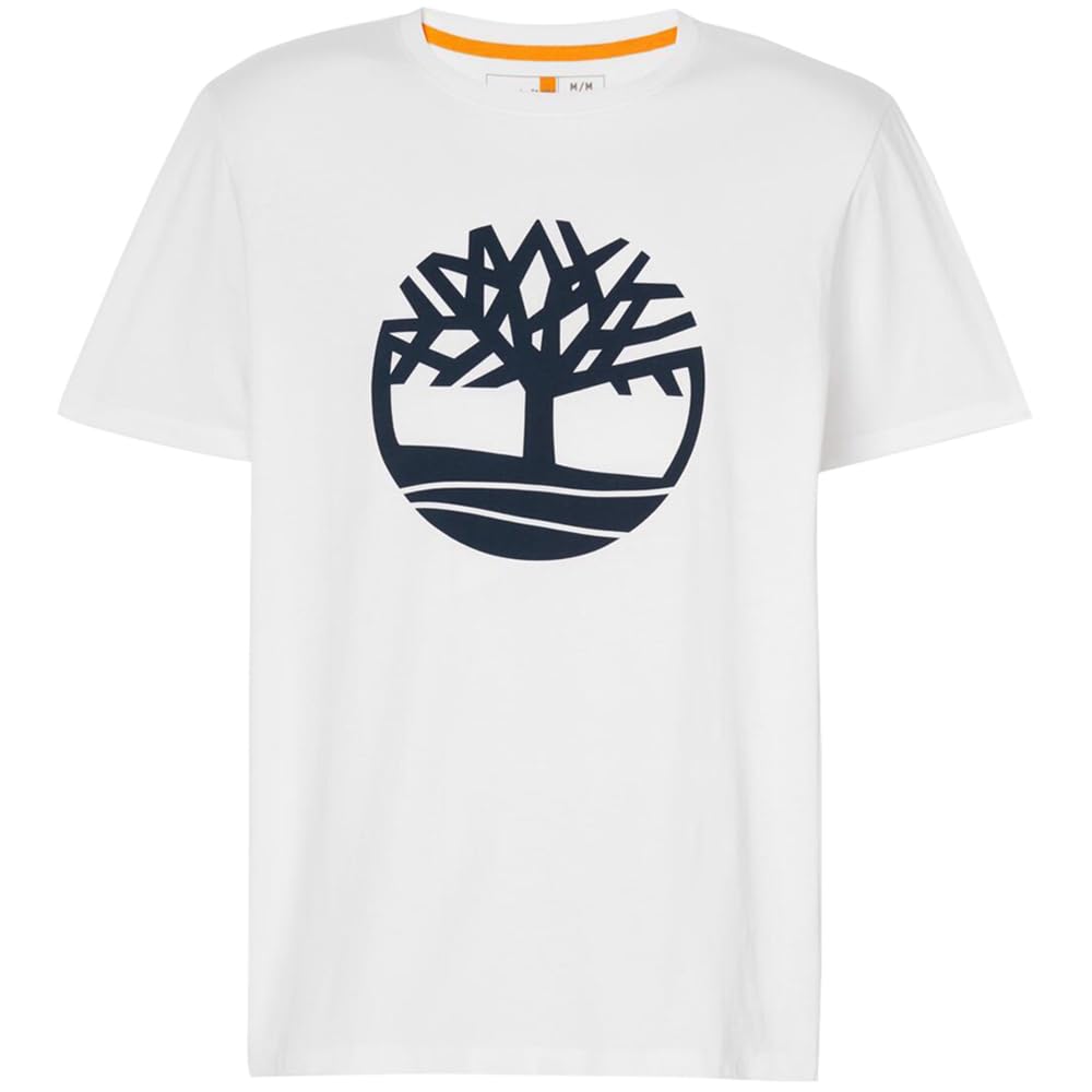 

Timberland Men s Short Sleeve Tree Logo T-Shirt, White, Size XL (TB0A62811001)