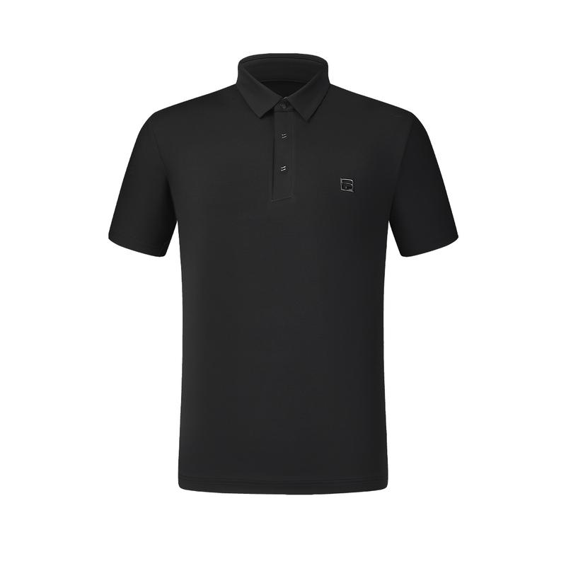 New FILA Polo Shirts Men's Pitch Black A11M435144FBK