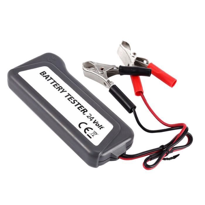 Voiture moto numérique testeur batterie alternateur charge 12v véhicule 6 affichage à LED