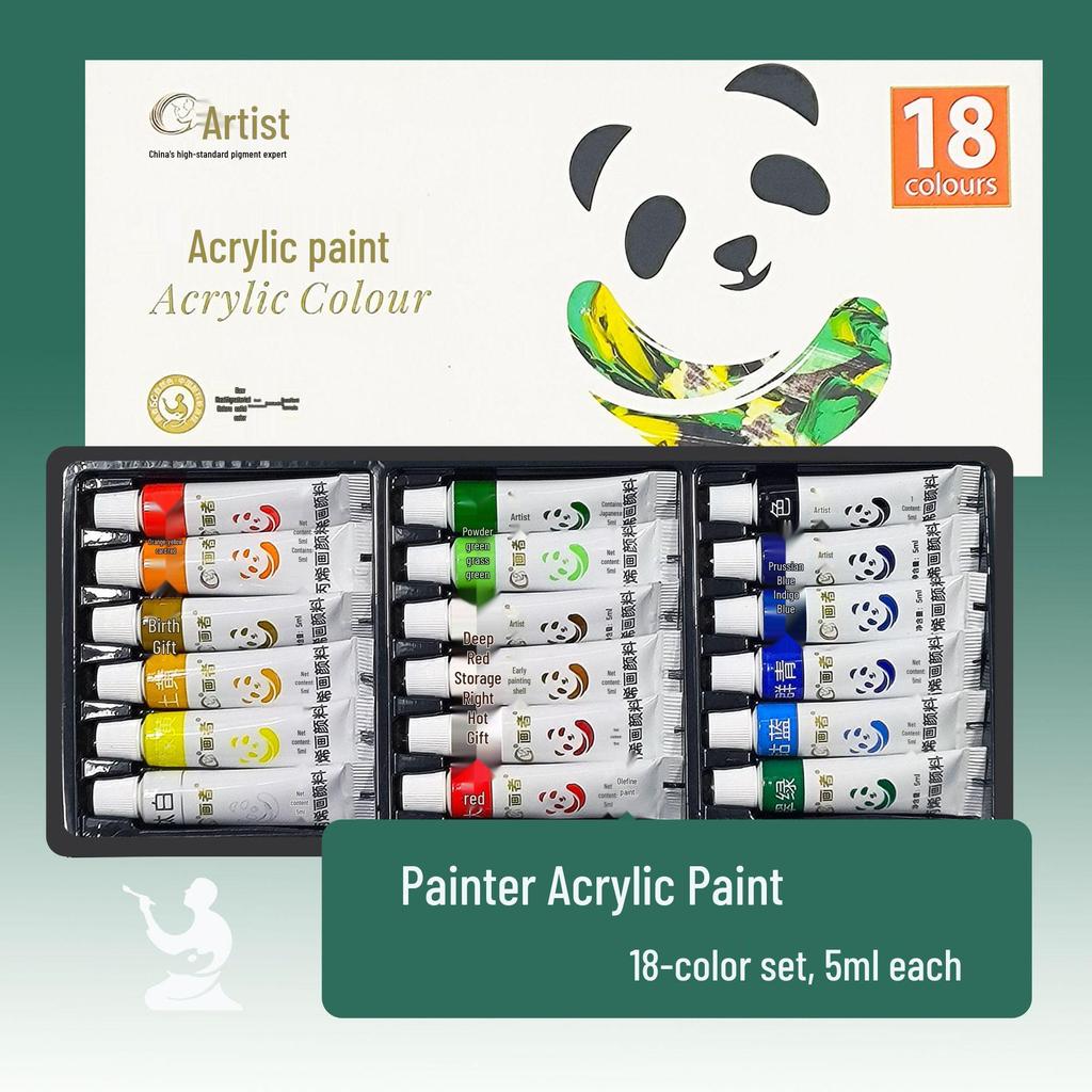 Set di Vernici Acriliche per Artisti, 36 Colori (Tubi da 12 ml), Senza Formaldeide, Portatile per Progetti Artistici Fai da Te