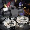 1Pc Black Water Temp Gauge Radiator Temperature Water Temp Joint Pipe Sensor 18MM 20MM 22MM 24MM Hose Adapter