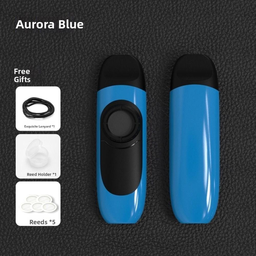 Ergonomic Mouthpiece Colored Kazoos Sinking Membrane Seat ABS Kazoo Instrument  Music Gift