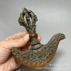 Tibetisch Nepalesische Dreiseitige Phurba Vajra-Zinke Dämonenbezwingender Stößel Feng Shui Ornament Hängende Dekoration