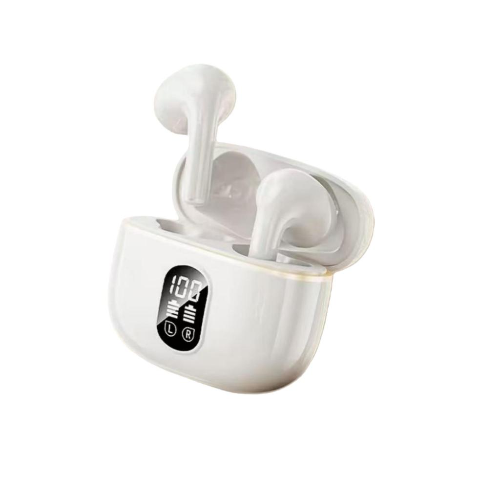 New In-Ear Bluetooth Headphones with Digital Display Case: High-Quality Sound, Ultra-Long Battery Life, and Low Latency.