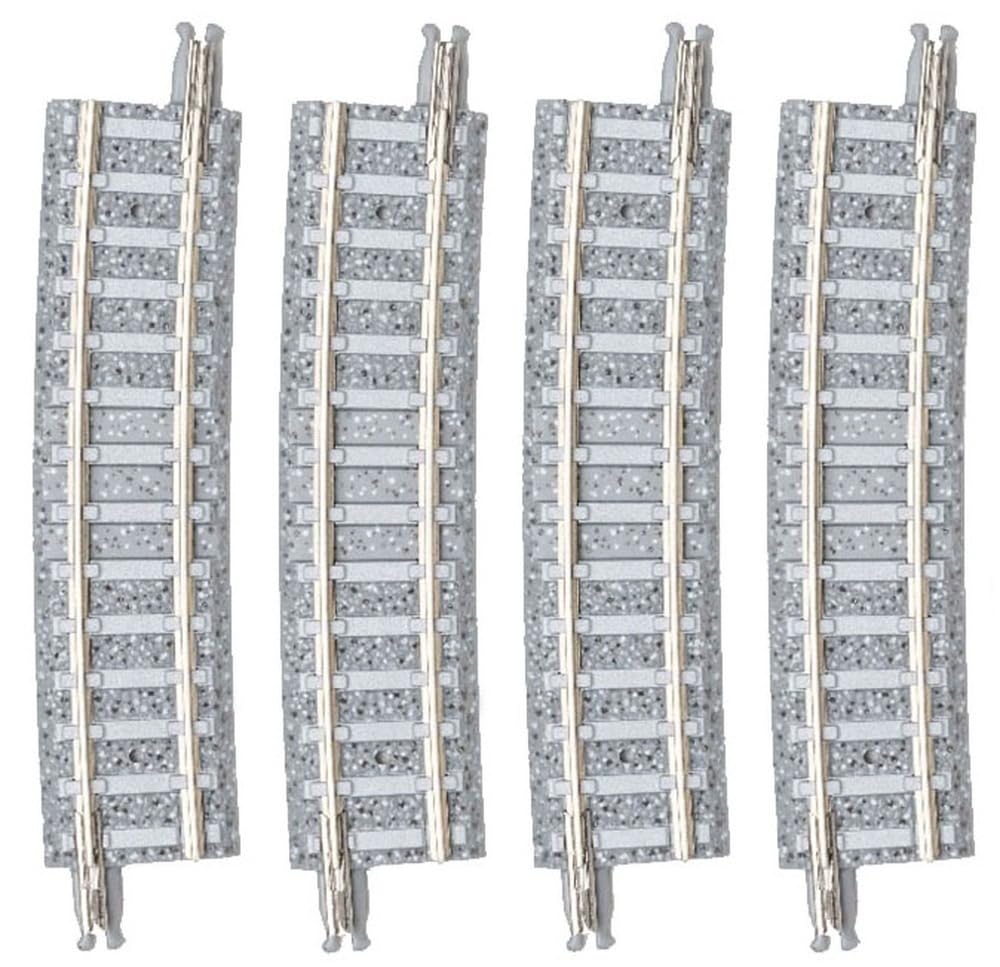TOMIX N Gauge Curved PC Rail C541-7.5-PC F (Set of 4) - Model Railway Supplies 1199