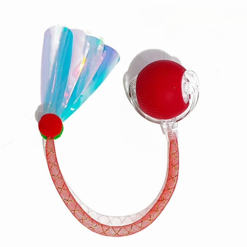 Neue Katze Teaser Spielzeug Interaktiv USB Simulierter Libellen Kätzchen Spielzeug Bunter Ball Lustiges Katzenzubehör