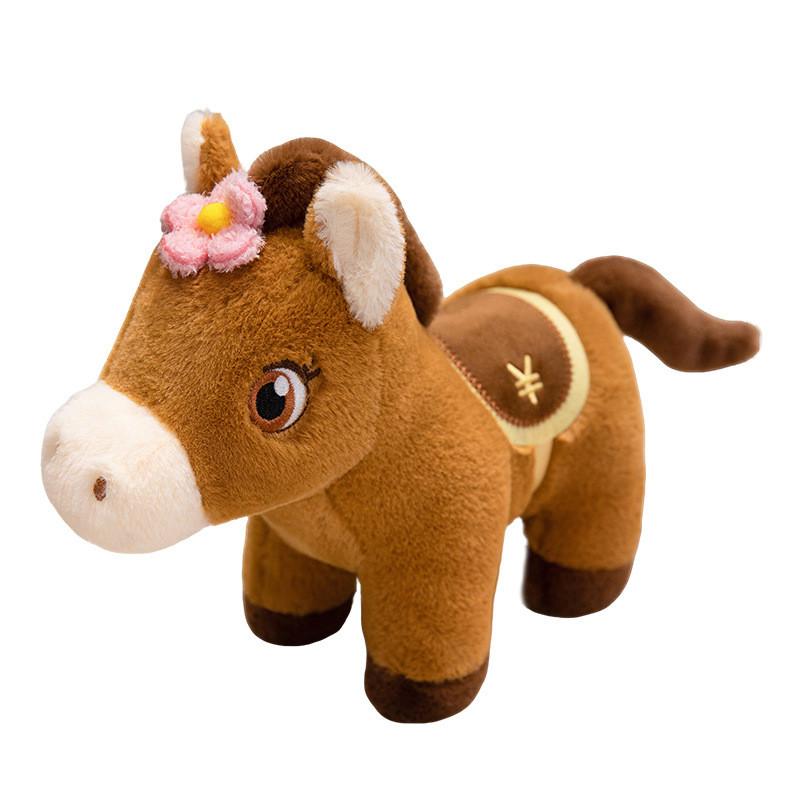 Zodiac Horse Plush Toy With Pp Cotton Filling For Lunar New Year Gifts And Events