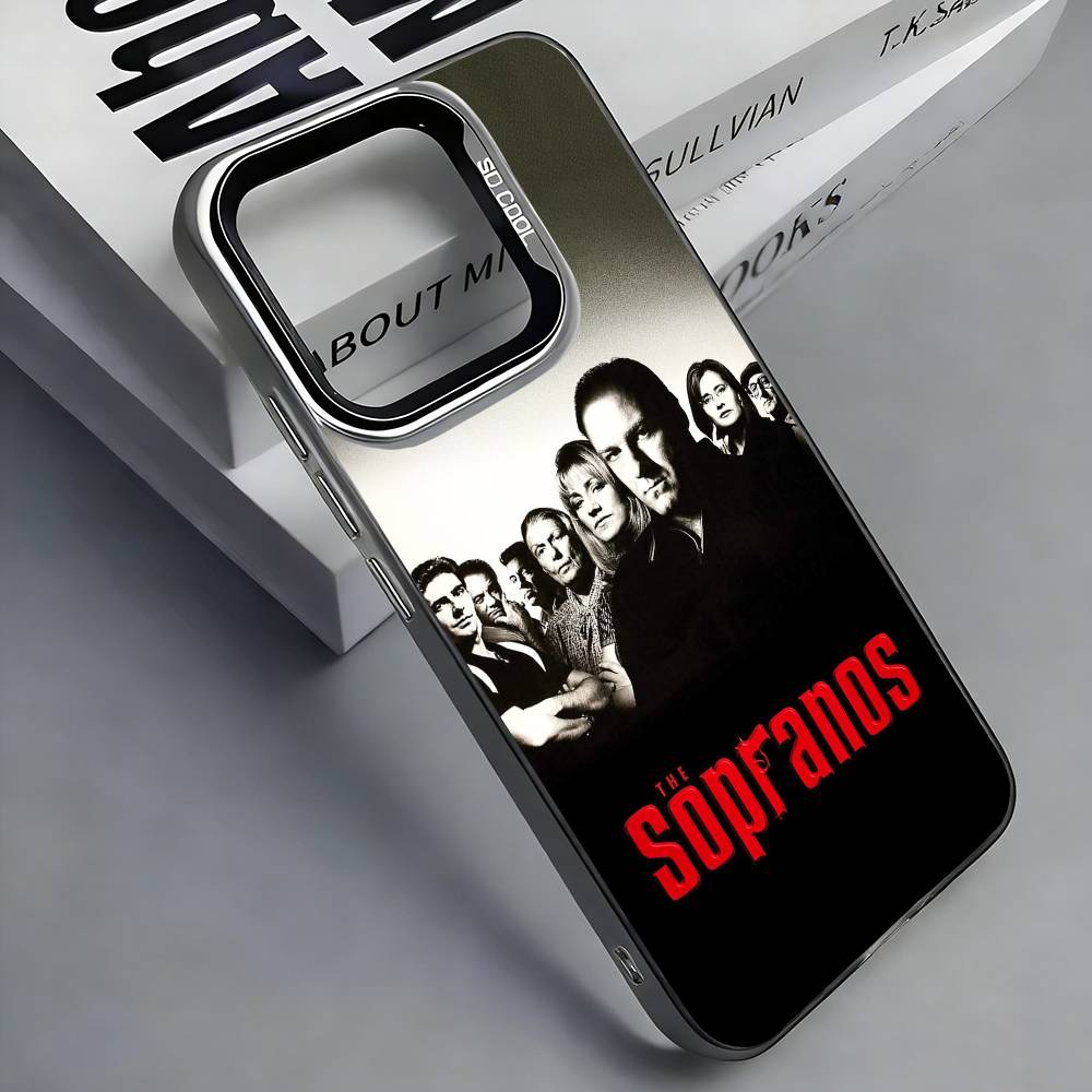 

The S-Sopranos TV Colorful Silver Back Phone Case For IPhone 17 16 15 14 13 12 11 Plus Pro Max Plus iPhone14