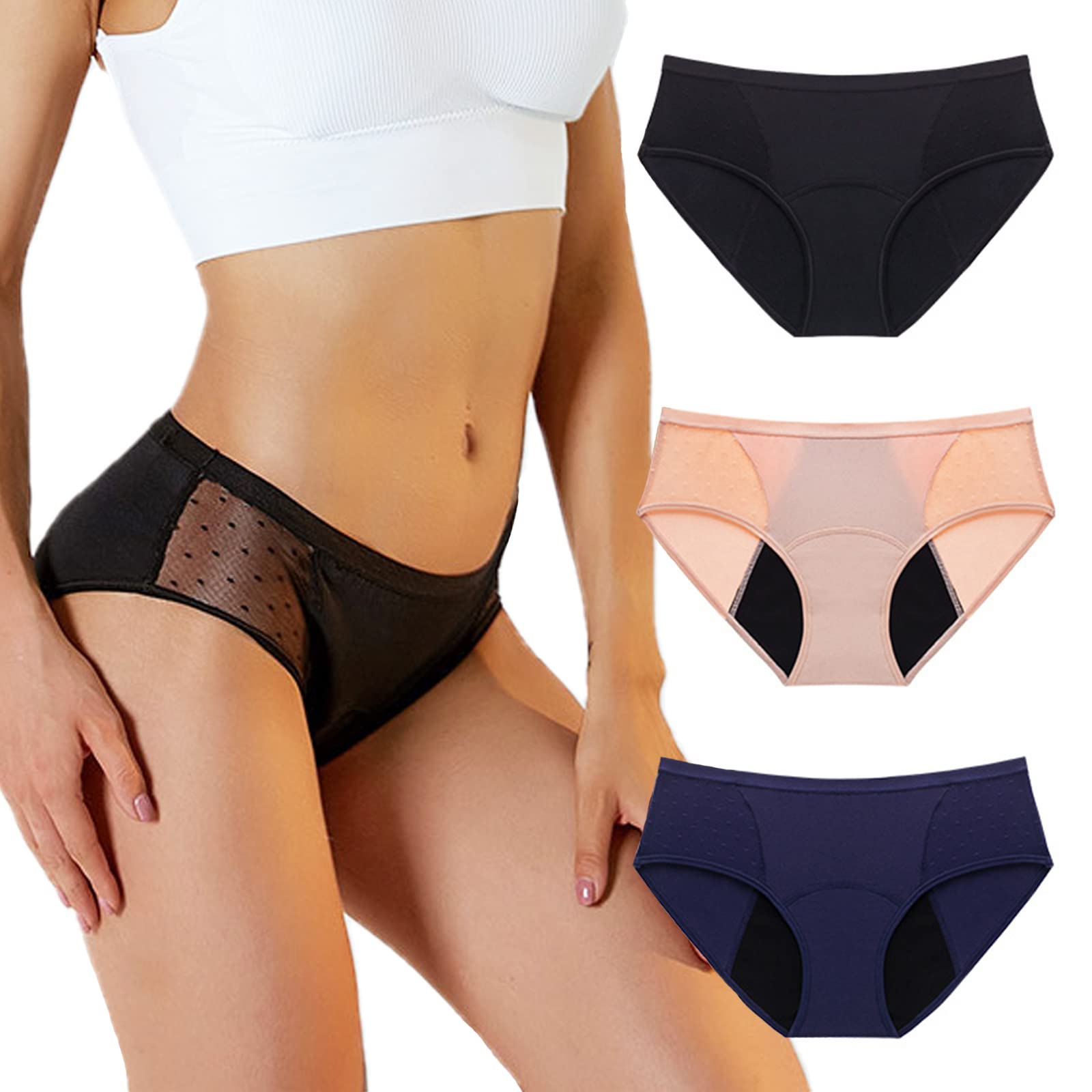 

Water Absorbent Large 4 Layer Menstrual Sanitary Vaginal Urinary Sanitary Sanitary Large Lace Nude [CORELAVISH] Shorts, Capacity, 50ml, Structure,