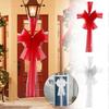 Extra Large Red Festival Bow Set Organza Double Layer Luxury Door Decor