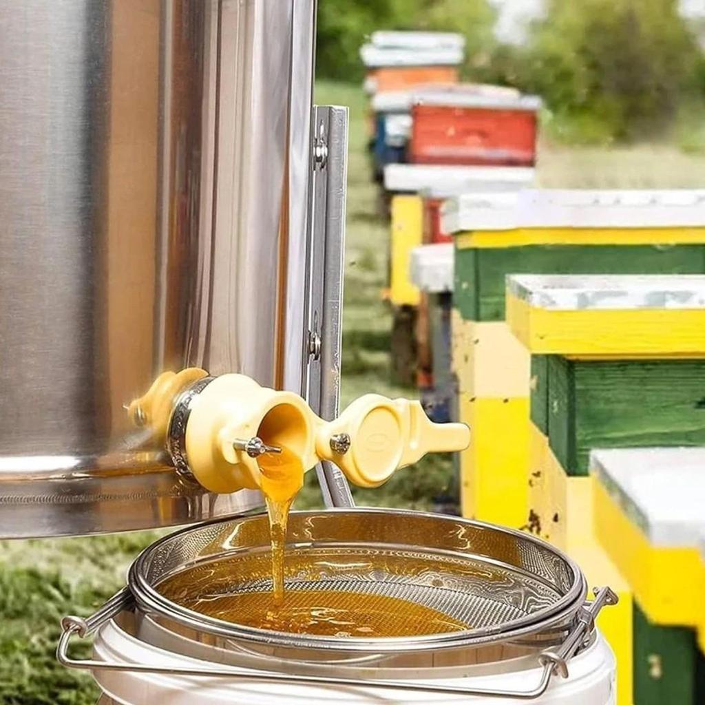 Honey Double Strainer Honey Strainer Stainless Steel 2 Pcs Honey Harvest Beekeeper Tool Beekeeping