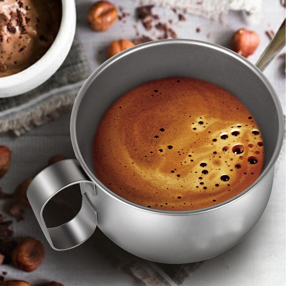 Pure Titanium Coffee Mug, Office Milk Tea Cup, Camping Sports Water Cup, Portable Outdoor Mug, 400ml