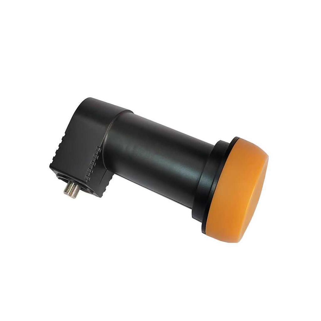 High Gain Low Noise Dual Local Oscillator 9750/10600 Ku-Band LNB with Single Output - 'Big Black Head' Downconverter