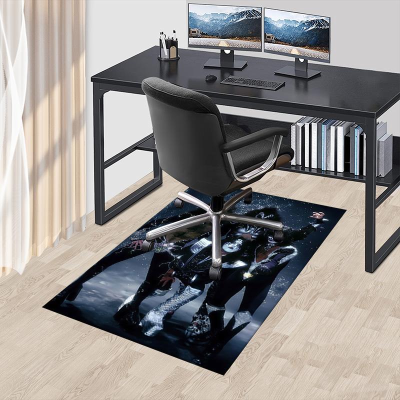 Iconic Rock Band Style Carpet For Playroom Bedroom Living Room Sofa Home Decor Kids Game Area Rug Nonslip Floor Mat