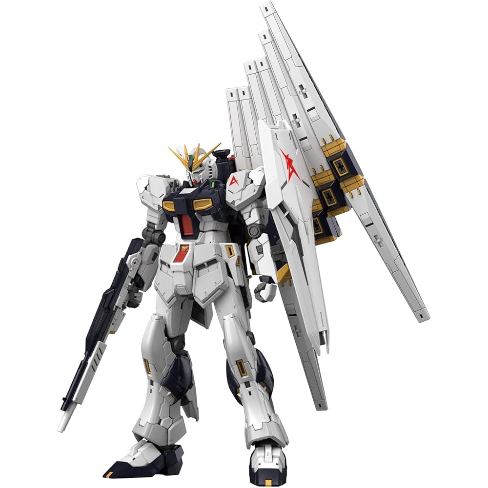 Bandai Spirits RG Mobile Suit Gundam Char's Counterattack Nu Gundam 1/144 Scale Color-Coded Model Kit
