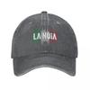 Baseballkappen Angelina Unisexgo La Noia Accessoires für Unisex Damen Vintage Used Washed 2024 Song Contest Snapback Kappe Geschenk