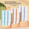 1 Set Children'S Gift Visual Tracking Focus And Attention Training Card Color And Number Recognition Ideal Memory Improvement