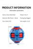 Fidget spinner colorful stress relief ball press and rotate to vent office portable small toy