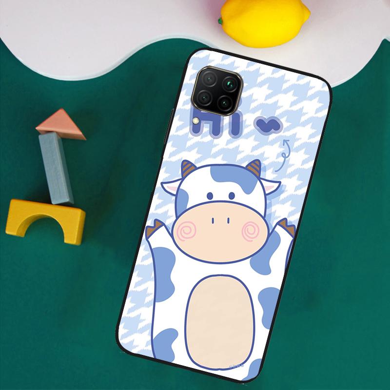 Milk Cow Skin Print Luxury For Huawei Nova Y61 Y91 Y73 Y72 Y70 Y60 Y90 12s 12i 11i 8i 9 10 SE P30 P40 Lite P60 Pro Case