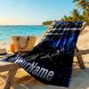 Harley-davidson Motorcycles Customizable Name Beach Towel Soft Durable Quick-Dry Perfect for Traveling Yoga Camping and Swimming