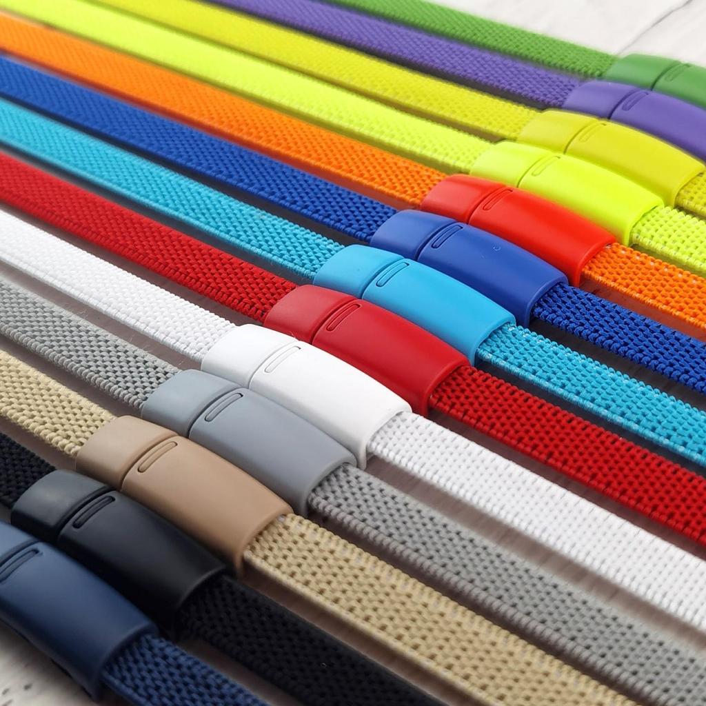 Colorful Magnetic No-Tie Elastic Shoelaces - Creative Metal Buckle Accessory