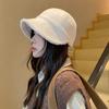 Windproof Winter Fisherman Hat Soft Warm Cap Cute Winter Peaked Cap  Woman